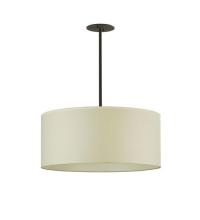 Meyda Green 108954 - 36"W Cilindro White Textrene Pendant