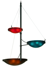 Meyda Green 135950 - 103"W Metro Fusion The Third Demension 3 Arm Glass Chandelier