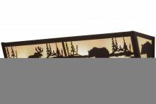 Meyda Green 157351 - 24"W Moose & Black Bear Vanity Light