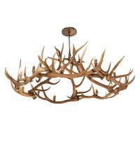 Meyda Green 212271 - 85" Wide Antlers 12 Light Chandelier