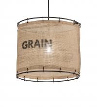 Meyda Green 216781 - 16" Wide Empire Grain Sack Pendant