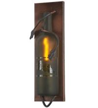 Meyda Green 99641 - 6" Wide Tuscan Vineyard Wine Bottle Wall Sconce