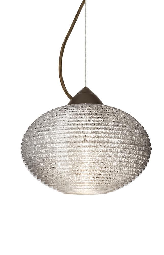 Besa Pape 10 Pendant 1Kx Glitter Bronze 1x9W LED