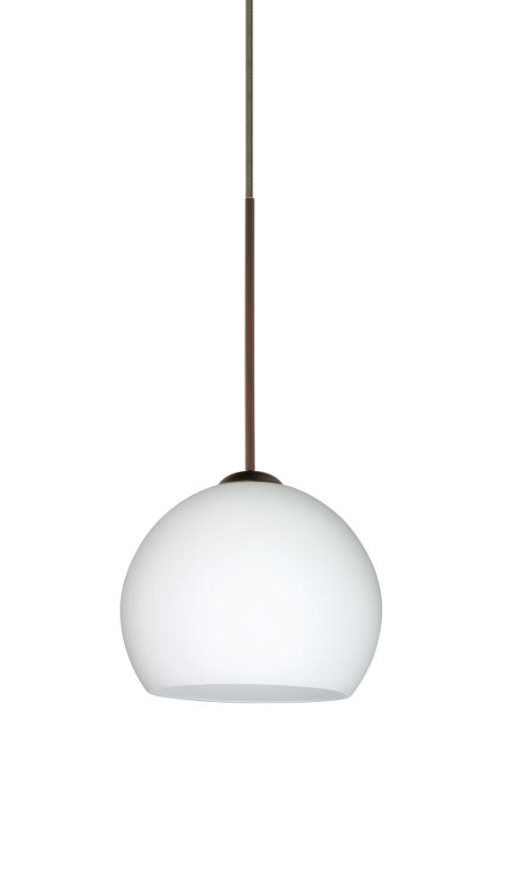 Besa Pendant Palla 5 Bronze Opal Matte 1x50W Halogen