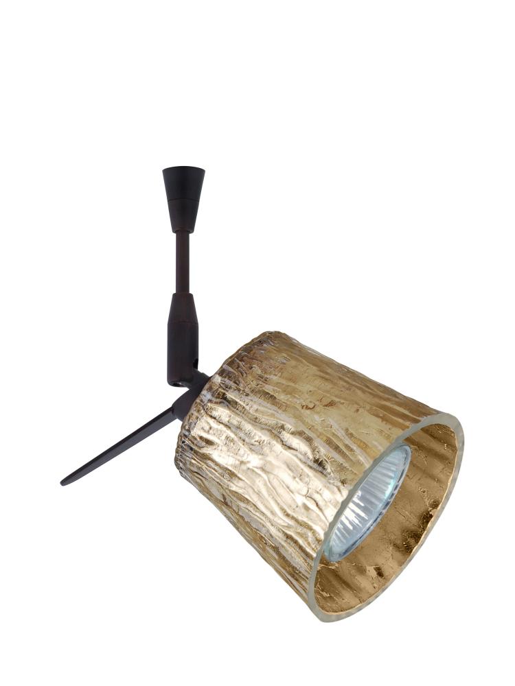 Besa Spotlight Nico 3 Bronze Stone Gold Foil 1x50W Halogen Mr16