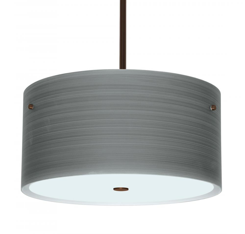 Besa Stem Pendant Tamburo 16 Bronze Titan 3x100W Medium Base