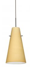 Besa Lighting 1JT-4124VM-LED-BR - Besa Cierro LED Pendant Vanilla Matte Bronze 1x9W LED