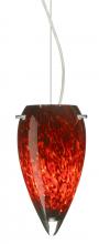 Besa Lighting 1KX-412541-SN - Besa Juli Cable Pendant Garnet Satin Nickel 1x100W Medium Base