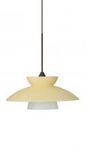 Besa Lighting 1XC-271897-BR - Besa Pendant Trilo 7 Bronze Champagne 1x50W Halogen