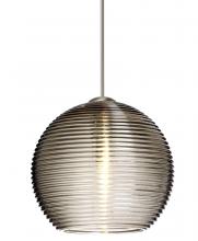 Besa Lighting 1XT-461502-SN - Besa Pendant Kristall 6 Satin Nickel Smoke 1x35W Halogen