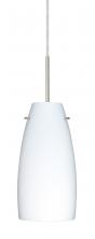 Besa Lighting J-151207-LED-SN - Besa Tao 10 LED Pendant For Multiport Canopy Opal Matte Satin Nickel 1x9W LED