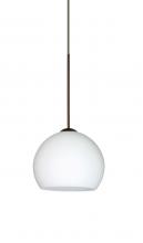 Besa Lighting RXP-565807-BR - Besa Pendant Palla 5 Bronze Opal Matte 1x50W Halogen