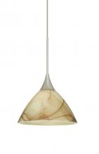 Besa Lighting X-174383-SN - Besa Pendant For Multiport Canopy Domi Satin Nickel Mocha 1x50W Halogen