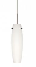 Besa Lighting 1XT-412107-BR - Besa Tu Tu Pendant, Opal Matte, Bronze, 1x50W Halogen