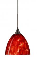 Besa Lighting 1XC-757041-BR - Besa Pendant Sasha Bronze Garnet 1x50W GY6.35