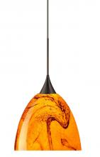 Besa Lighting RXP-7570HB-BR - Besa Pendant Sasha Bronze Habanero 1x50W GY6.35