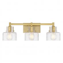 Savoy House 8-1030-3-322 - Dover 3-Light Bathroom Vanity Light in Warm Brass