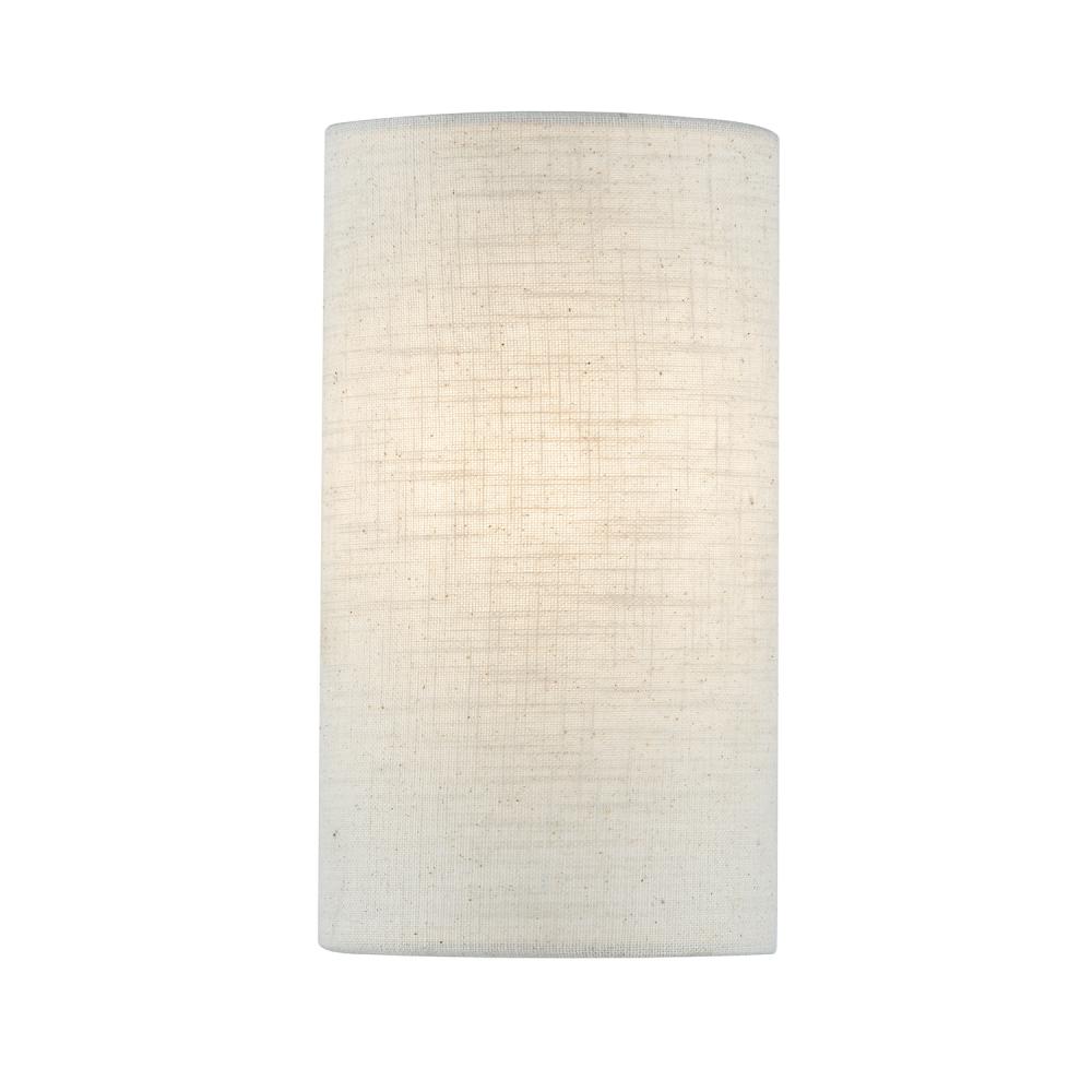 ADA Small Cylinder Fabric Wall Sconce