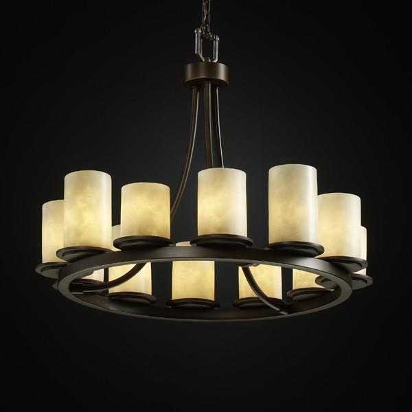 Dakota 12-Light Ring Chandelier (Short)