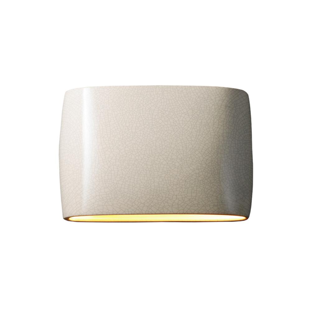 Wide ADA Large Oval Wall Sconce - Closed Top