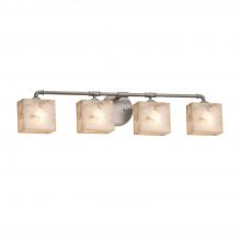 Justice Design Group ALR-8464-55-NCKL - Bronx 4-Light Bath Bar