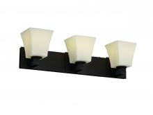 Justice Design Group FSN-8923-30-MROR-DBRZ - Modular 3-Light Bath Bar