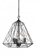 Varaluz 237P03BL - The Wright Stuff 3-Lt Pendant - Black