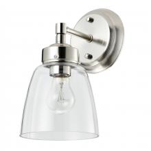 Varaluz 341B01SN - Helena 1-Lt Bath - Satin Nickel