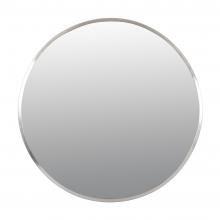 Varaluz 428A01BN - Cottage 30-in Round Mirror - Brushed Nickel