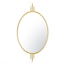 Varaluz 460MI22GO - Propaganda 22x41 Oval Wall Mirror - Gold