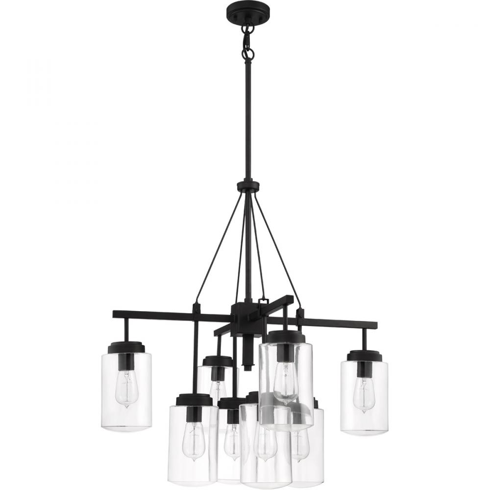 Crosspoint 8 Light Outdoor Chandelier Espresso