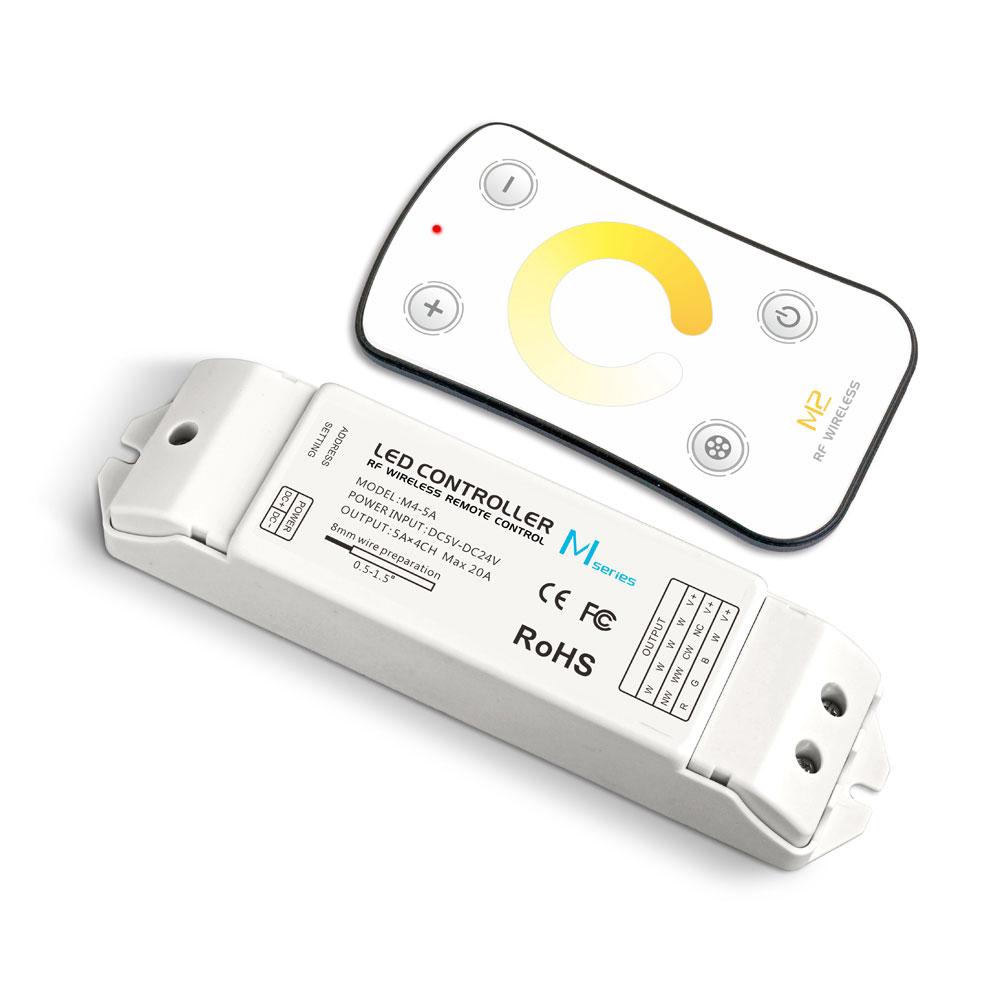 Colour Temp. Adjustable Control kit for LED Strip Light, MAX 216W for 24VDC input.