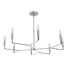 Dainolite CLT-328-PC - 8 Light Incandescent Chandelier, Polished Chrome