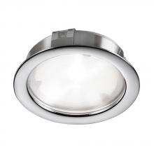 Dainolite PLED-04-PC - Cree 4W 24VDC input 3000K, CRI80+, 40° beam Puck Light, Polished Chrome