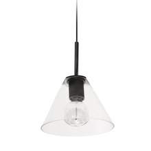 Dainolite RSW-91P-MB-CLR - 1 Light Matte Black Pendant w/ Clear Glass