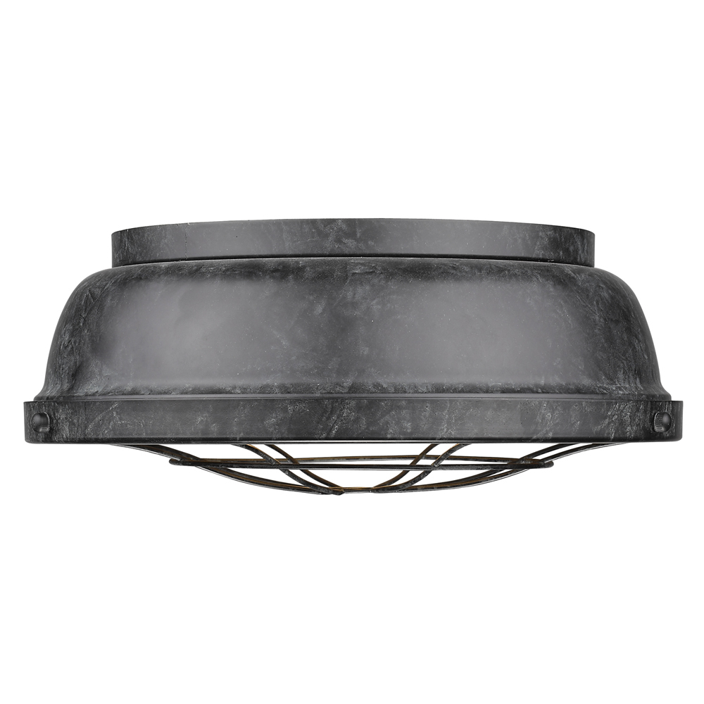 Bartlett Flush Mount in Black Patina