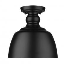 Golden Canada 0316-FM BLK - Holmes BLK Flush Mount in Matte Black