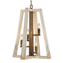 Golden Canada 0810-4P BC - Pilar 4-Light Pendant in Burnished Chestnut