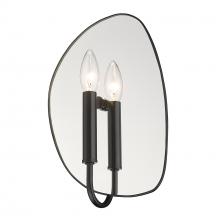 Golden Canada 1142-1W BLK - Tessa 1 Light Wall Sconce in Matte Black