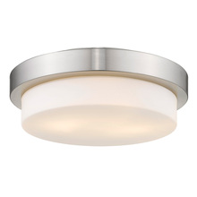 Golden Canada 1270-13 PW - Multi-Family Flush Mount in Pewter with Opal Glass