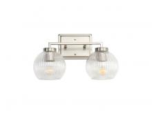 Golden Canada 3094-BA2 PW-RIB - Elliott - 2 Light Bath Vanity