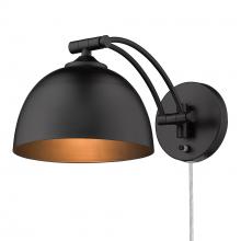 Golden Canada 3688-A1W BLK-BLK - Rey Articulating 1 Light Wall Sconce