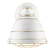 Golden Canada 7312-1W FW - Bartlett 1 Light Wall Sconce in French White