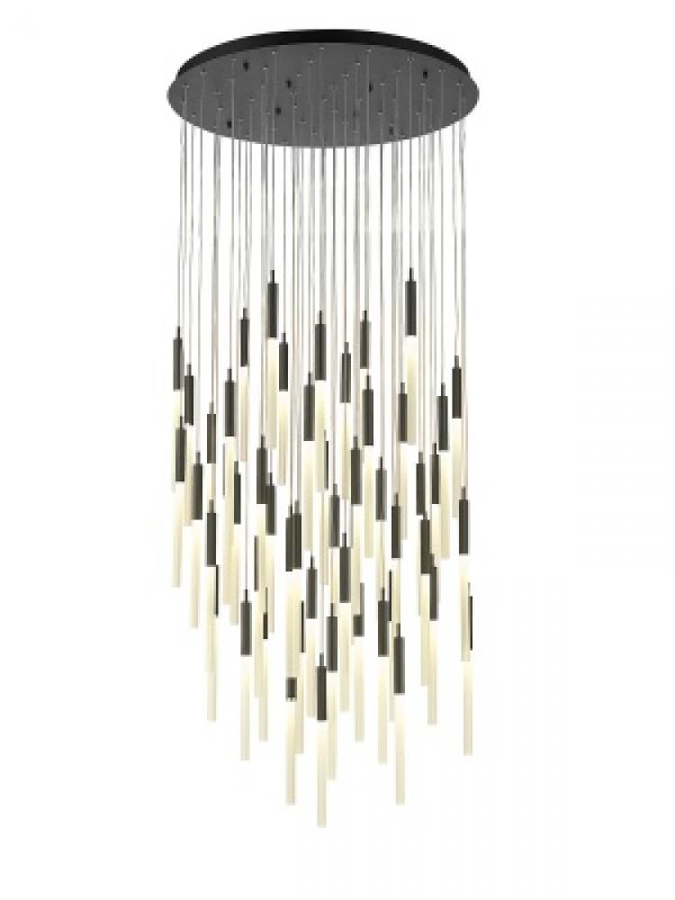 Main St. Collection Black 51 Light Pendant Fixture