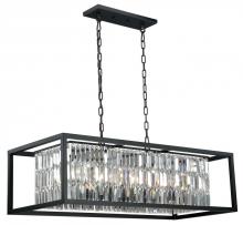 Vaxcel International P0183 - Catana 8L Linear Chandelier Oil Rubbed Bronze