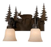 Vaxcel International VL55402BBZ - Bryce 2L Deer Vanity Burnished Bronze