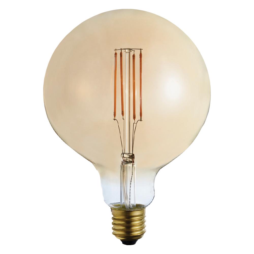 LED Filament Lamp G40 E26 Base 4W 120V 22K Victorian Style Vertical Dim Standard