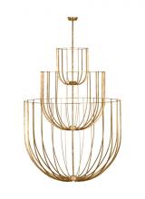 Visual Comfort & Co. Modern Collection SLCH32927PAB - Sanchi Grande Three Tier Chandelier