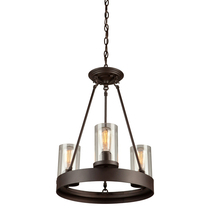 Artcraft AC10003 - Menlo Park 3-Light Chandelier