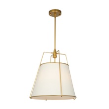 Artcraft SC13363BR - Pullman Collection 3-Light Pendant Brass